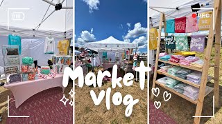 MARKET VLOG | My Least Favorite Event of 2024 | Market Fail | Vendor Booth Setup | Studio Vlog #78