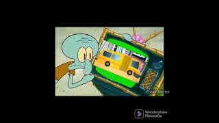 Squidword Spongebob And Patrick Watch Hooplakidz Wheels On The Bus With Dots Dark Effects