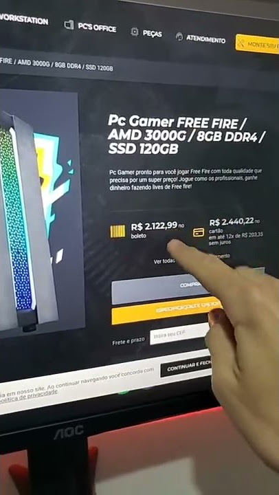 PC GAMER FORMATO DE AQUÁRIO? 👀 STUDIOPC 