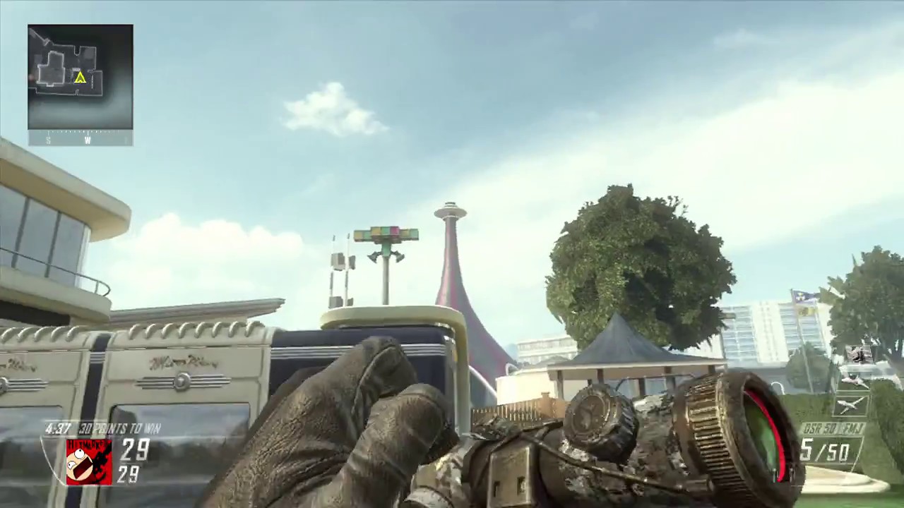 Nuketown Straight Up Tomahawk Trickshot