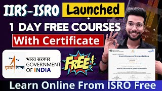 ISRO Launched  Free Data Analyst Online Course With Free Certificate| Any One Can Register