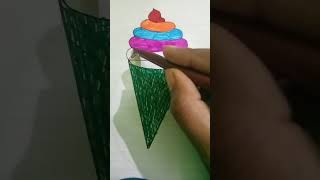 ice cream drawing shots youtubeshorts drawing trending viral icecream