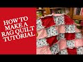 HOW TO MAKE A RAG QUILT TUTORIAL | EASY RAG QUILT