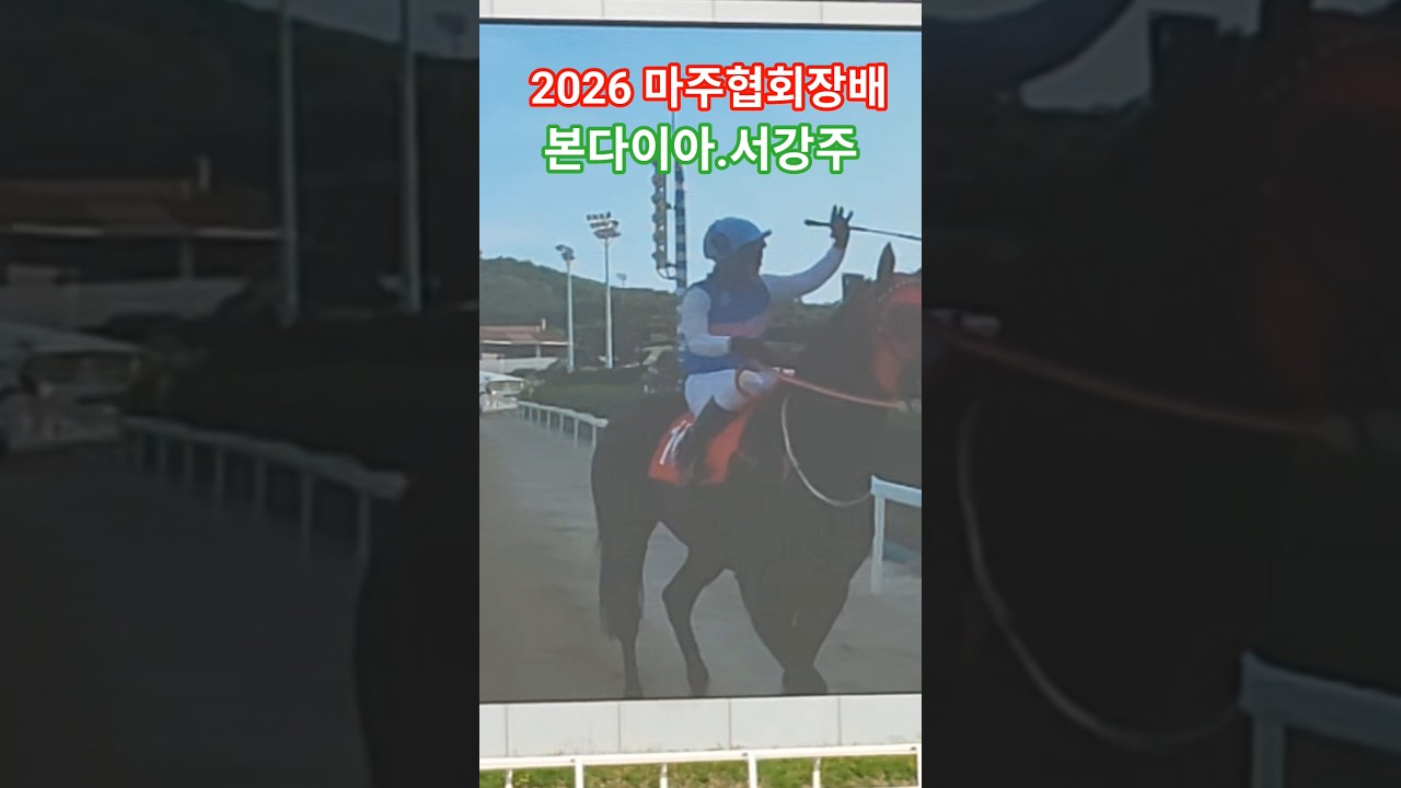 강주야!잘했다(하늘이 주신선물)#경마#말 #달려라말 #shorts #대상경주