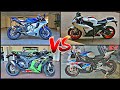 RIDING WAR -- ZX10R vs S1000RR vs R1 vs CBR 1000RR