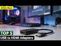Top 5 Best USB to HDMI Adapters in 2026 (For Dual Monitors!)