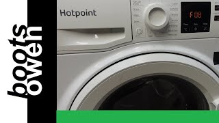 Hotpoint repairs: shock mounting reinforcements,  autoclean cycle, F08 error , then rinse and spin!