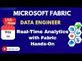 Microsoft Fabric -Live Classes: 44 Real Time Analytics with  Fabric Hands-on