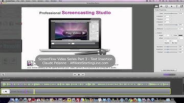 ScreenFlow Video Series Part 6 - Audio and Video Properties