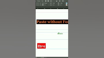 paste without formatting/indesign #shorts #short #viral