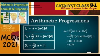Arithmetic Progression MCQ Questions and Answers | Class 10 | A.P MCQ |1 Mark Ques | CBSE Board 2021