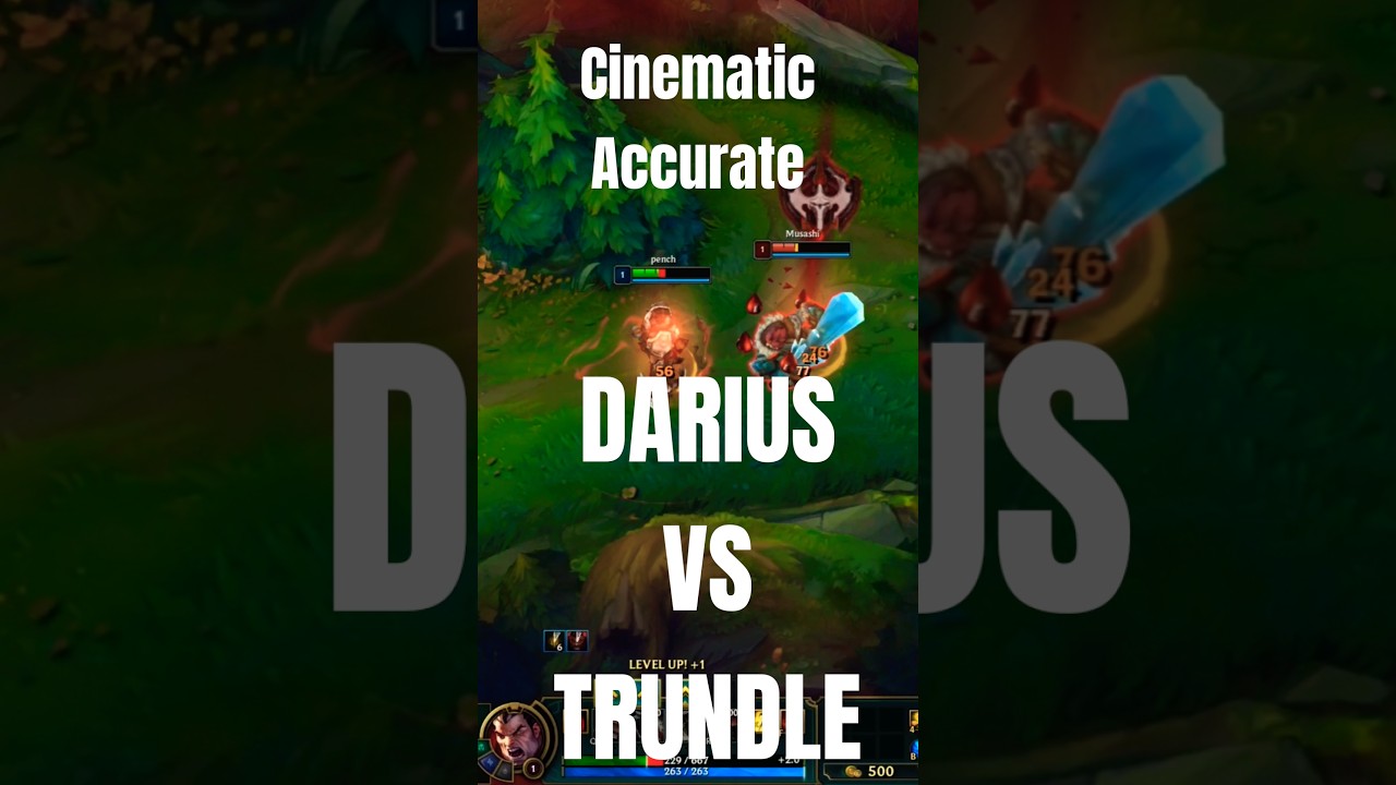 DARIUS VS TRUNDLE CINEMATIC ACCURATE