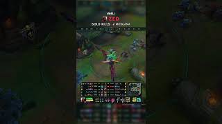 (Grell) Zed SOLO KILLS Morgana | NA Grandmaster Patch 26.10 #shorts