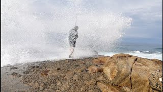 True North Fishing Cold And Rainy, Crystal Clear Water.