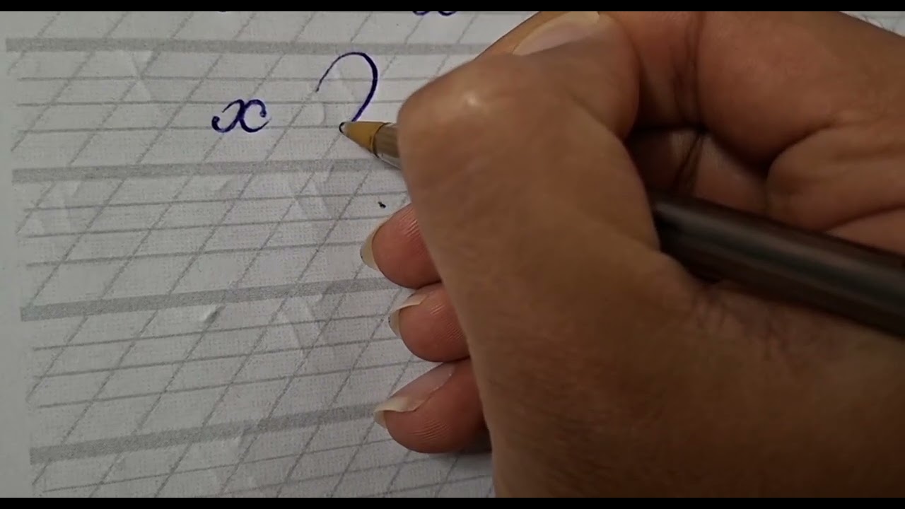 Copperplate Calligraphy – Letter X | Uppercase & Lowercase Tutorial