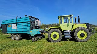 Mb Trac 1500 Mit Mengele Rotant 745 Ladewagen Arbeitet Super