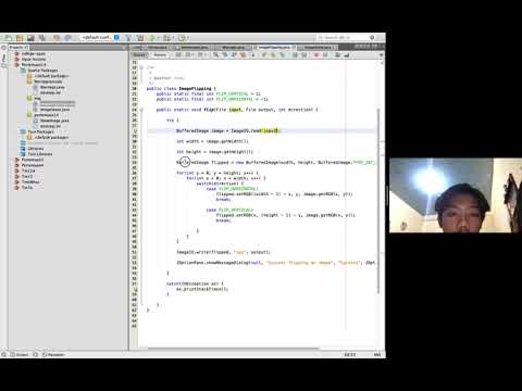 Java Graphic 2D (Flip & Sepia Image)