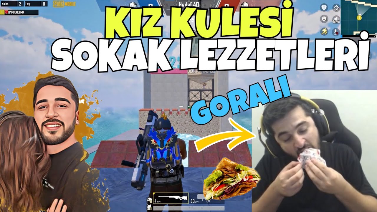 2 TANE KIZ KULESİ GELMİŞ, SOKAK LEZZETİNE VS. ATTIK! (KOKOREÇ,GORALI,TAVUK DÖNER)