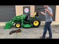 2016 John Deere 2032R Tractor with Loader & Snowblower