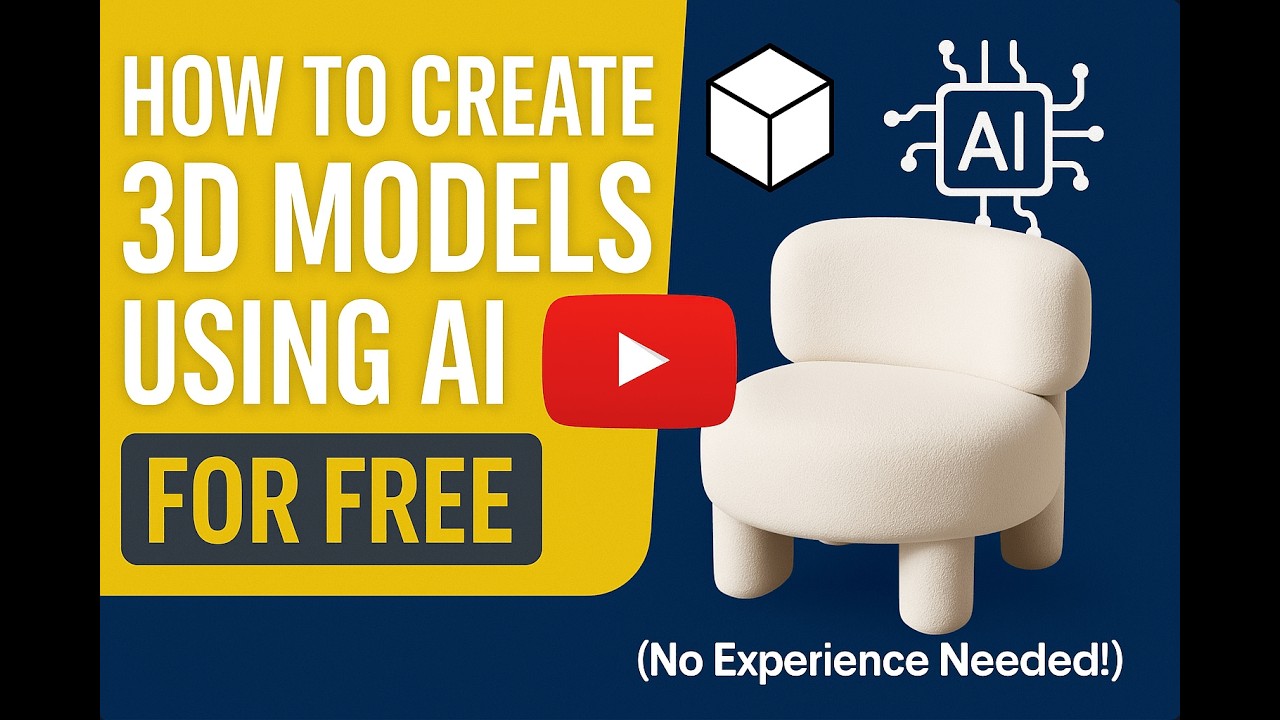 How to Create 3D Models Using AI for Free | Step-by-Step Tutorial (No ...