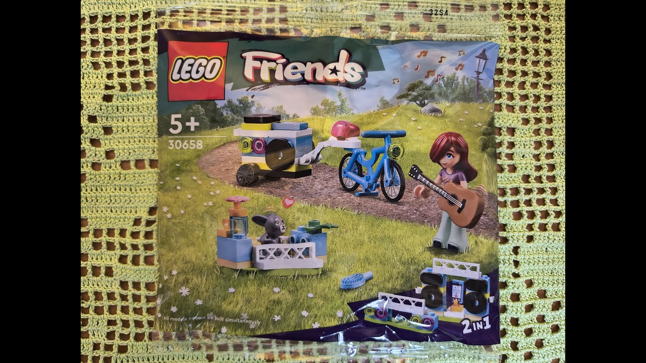 LEGO Friends 30658 Mobile Music Trailer. Unboxing and slow pace building.
