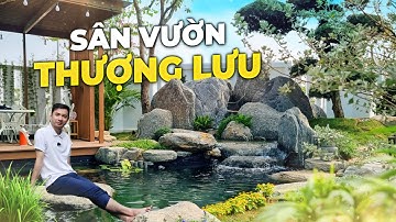 Sân Vườn Cho Biệt Thự Sang Trọng Với Hồ Cá Koi Đẹp Như Mơ