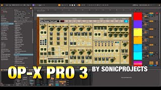 Op-X Pro 3 Synth By Sonicprojects - The Big Famous Sounds Test - Pc & Mac