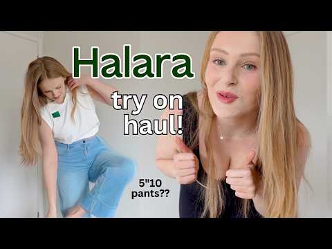 halara try on haul ~ tall girl friendly!