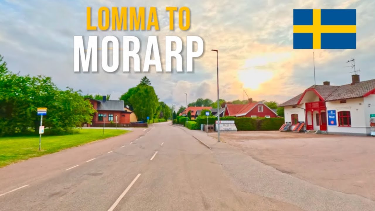 Driving in Sweden 🇸🇪 from Lomma to Mörarp in June 2024