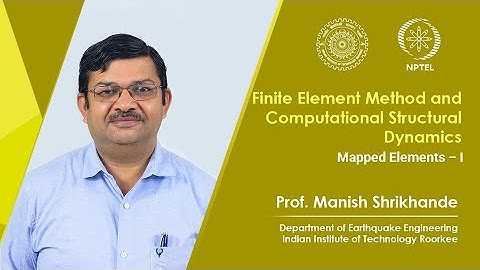 Lecture 31 Mapped Elements   I