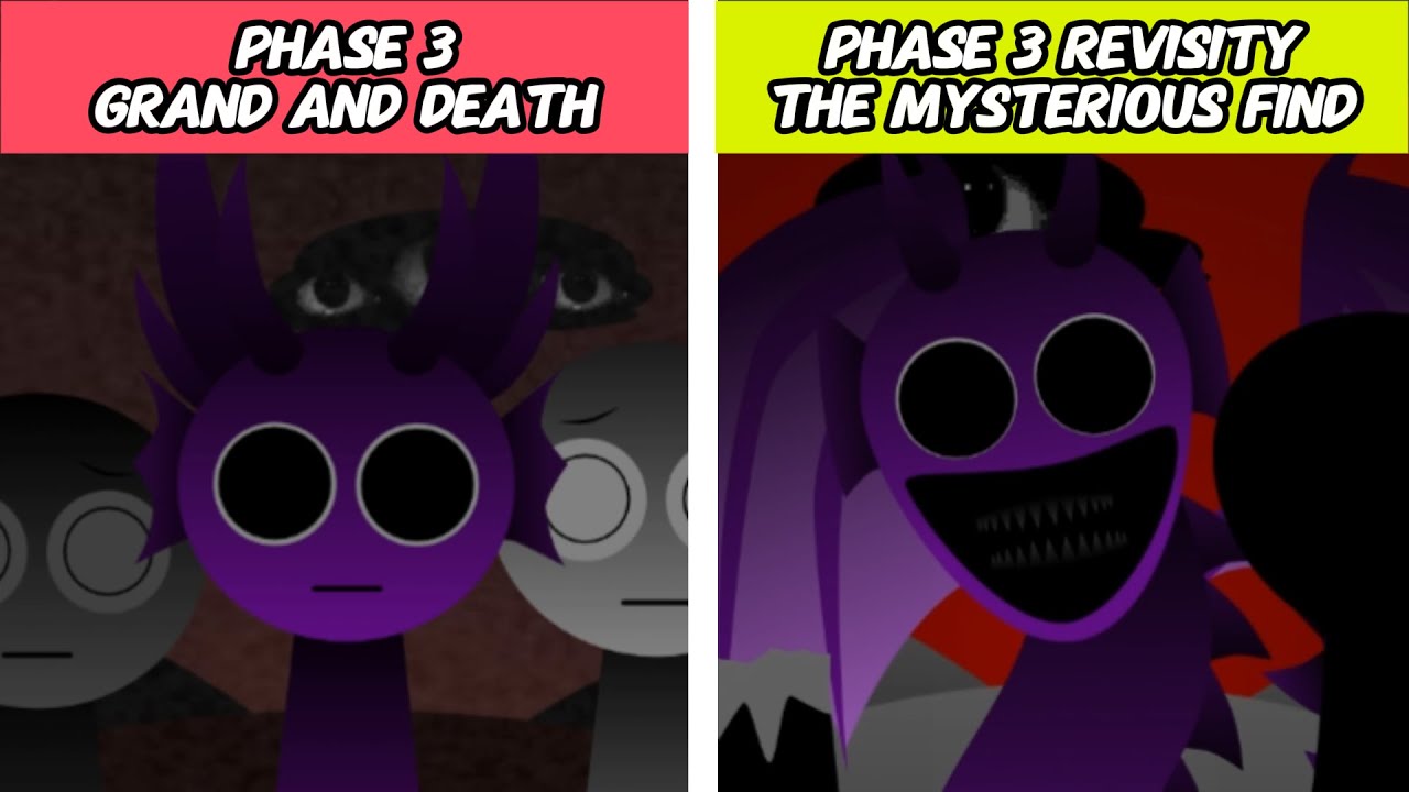 Incredibox Sprunki Phase 3 Grand and Death vs Phase 3 Revisity: The Mysterious Find