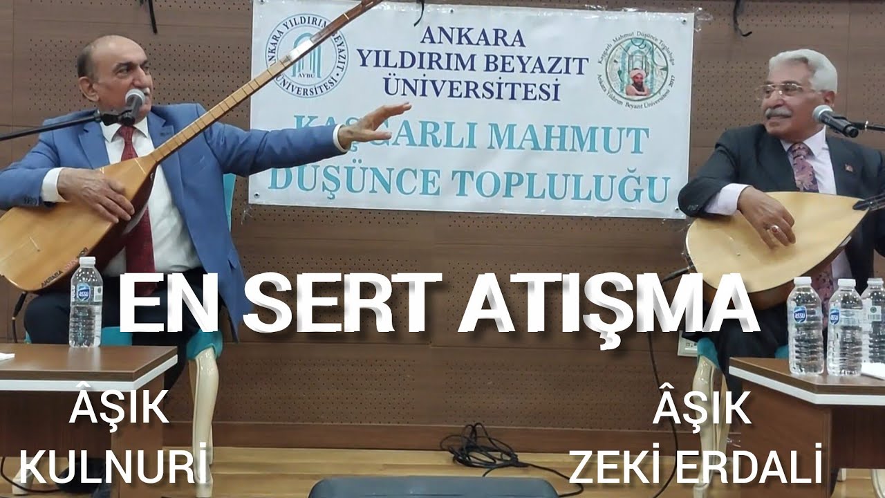 Atışmanın en serti - âşık kulnuri - âşık zeki erdali - kurbana verirler - set taşlama- indirmeyiniz 