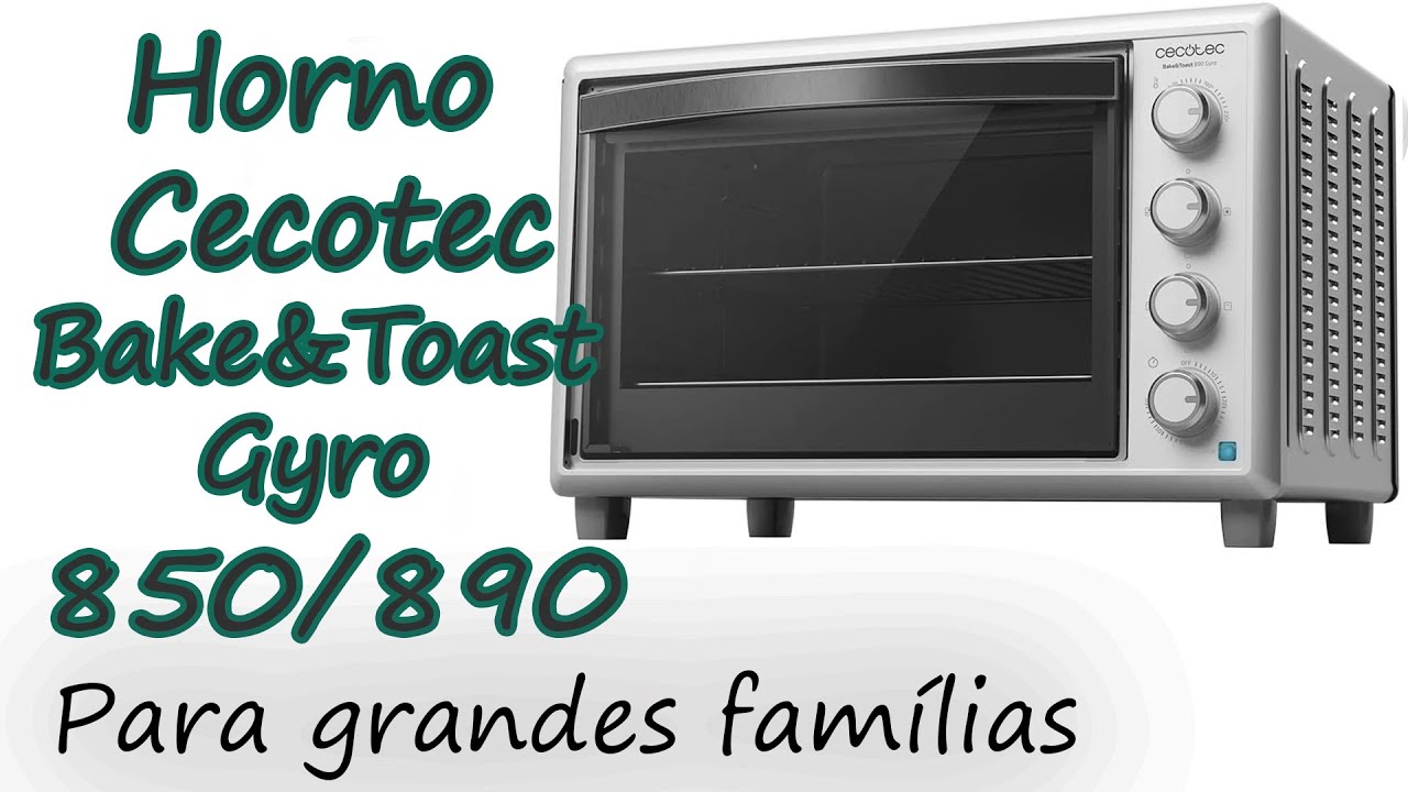 Factory Los Alcores - ¿No sabes como preparar tu comida de navidad? Hoy te  traemos este #Horno #Cecotec #Gyro✓ ➖➖➖➖➖➖➖➖➖➖ #CARACTERÍSTICAS Bake&Toast  750 Gyro Horno de sobremesa de convección eléctrico. Con rustidor.