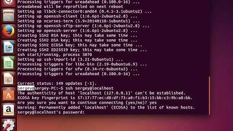 How to install ssh server on Ubuntu