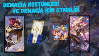 League Of Legends Yeni Demacia Kostümleri Demacia İçin 1. Kısım Etkinlik Bilgilendirmesi