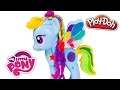 Play Doh Rainbow Dash My Little Pony Style Salon Playset Peinados de Colores Toys Review