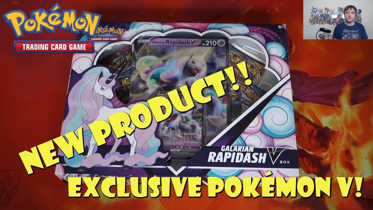 海外限定 ガラルポニータV Galarian Rapidash V Box Amazon.com
