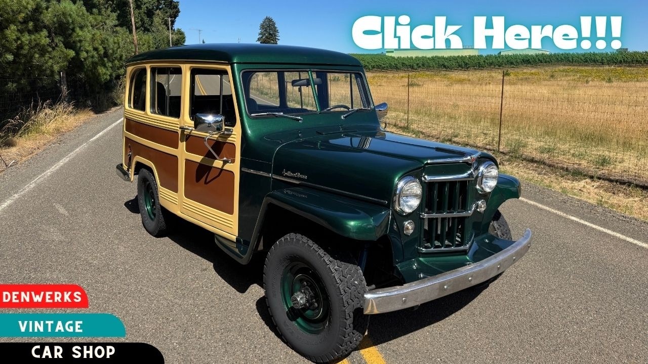 uuuuuu 1956 Willys Overland 4x4 Super Hurricane Overdrive - NO RESERVE