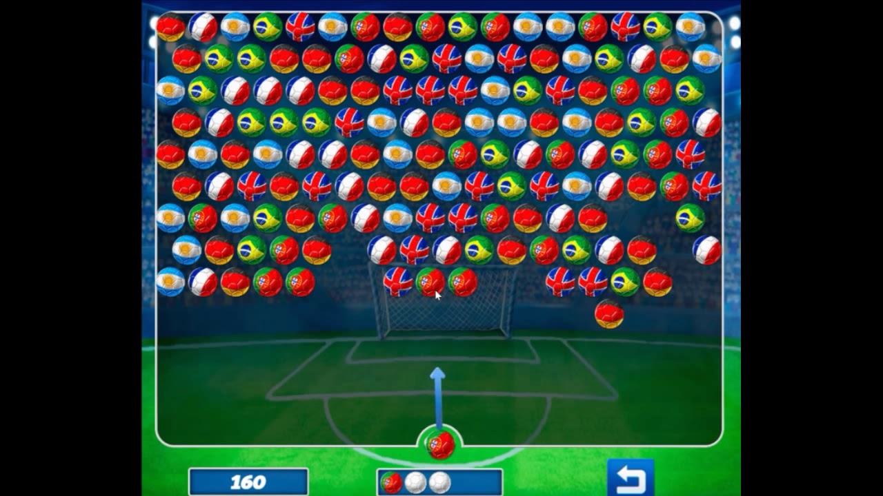 Bubble Shooter Soccer 2 🕹️ Play Now on GamePix