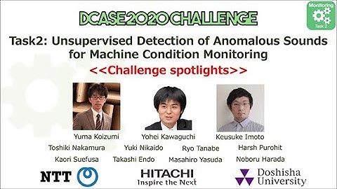 DCASE 2020 Workshop, Challenge Spotlight, Task 2