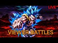 7* NEW LL Goku And Vegeta Viewer Battles|Dragon Ball Legends