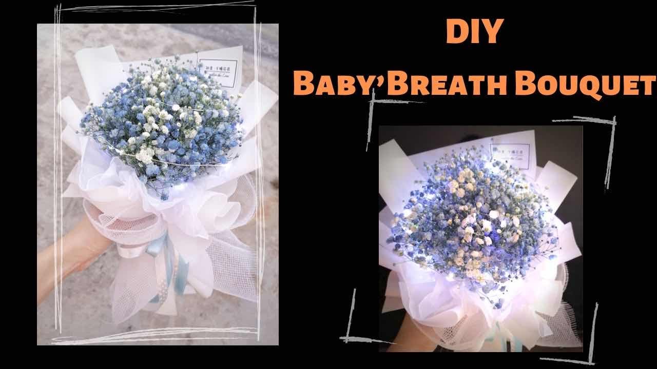 Diy Baby Breath Bouquet Youtube