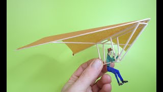 Build and Fly a Model Hang Glider! Flying Fun!