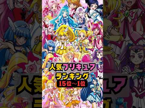 Precure Ranking Of Popular Precure 15 1 