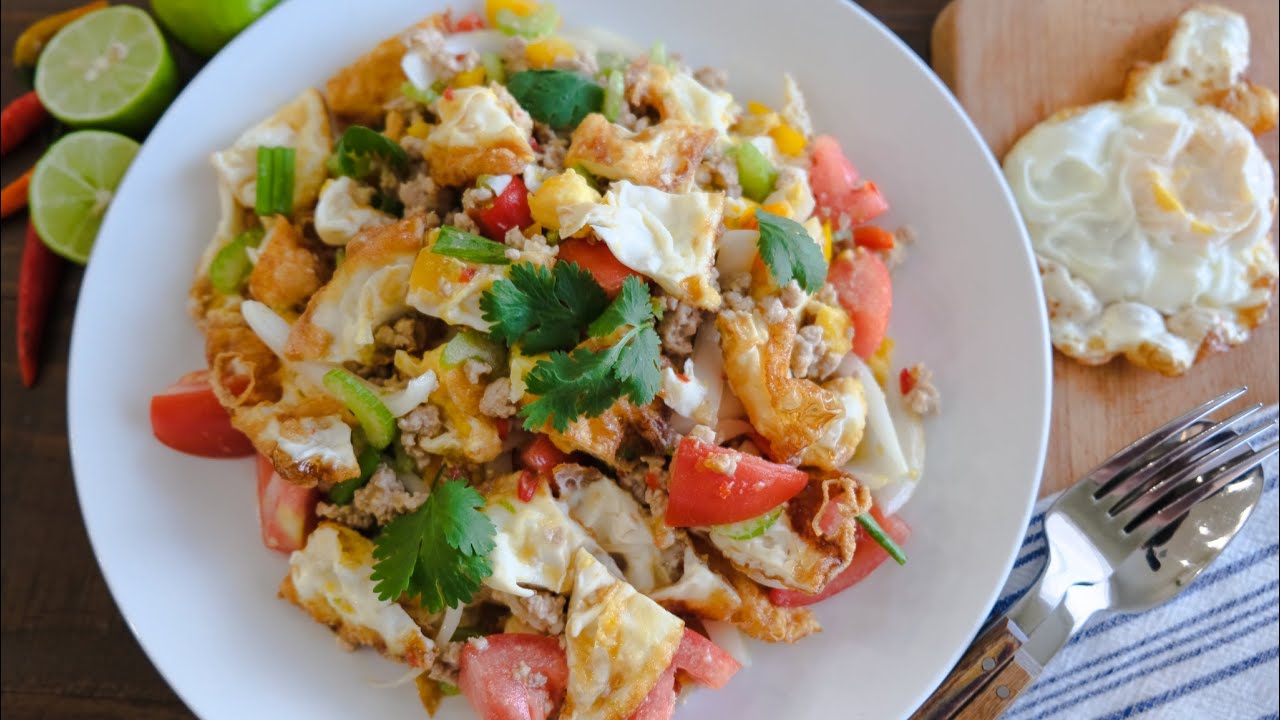 Thai Fried Egg Salad  - Episode 271