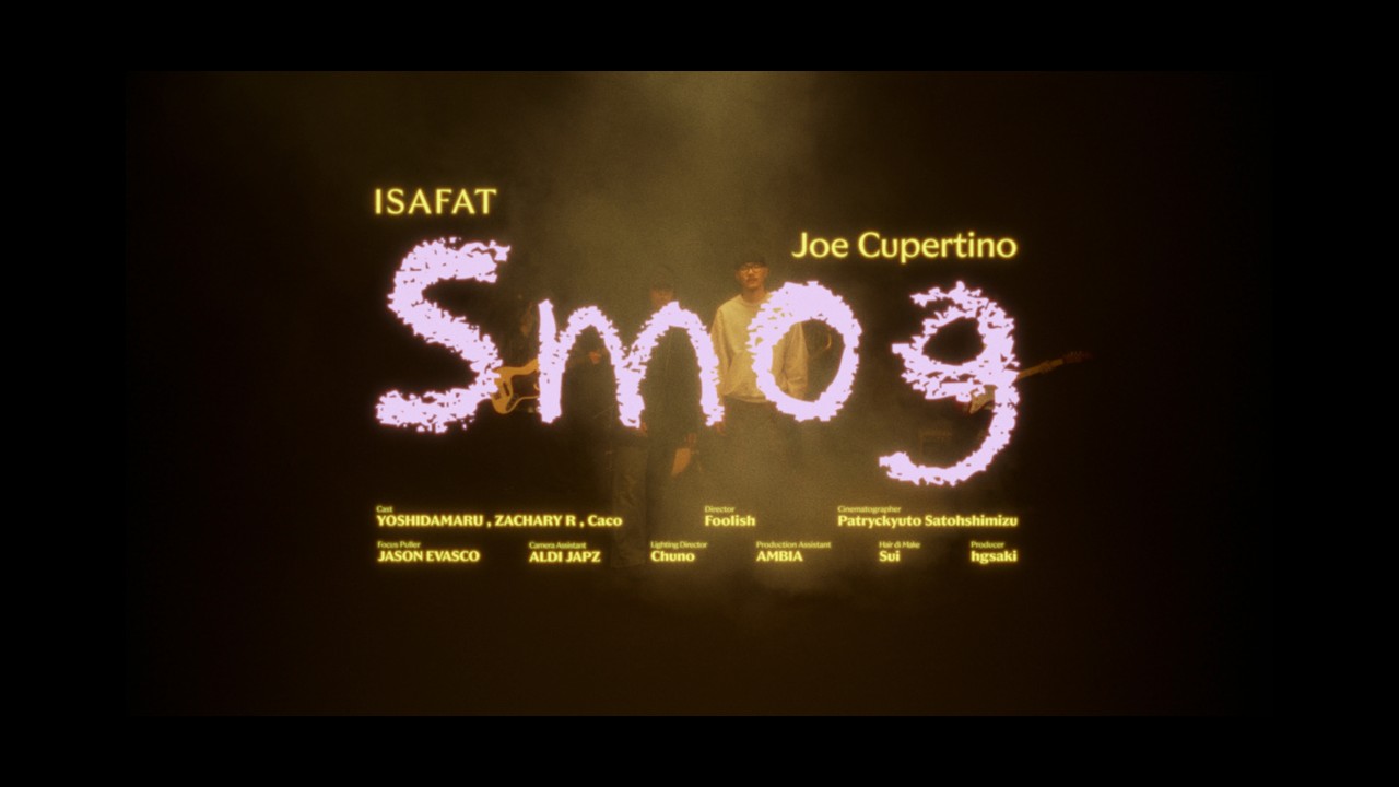 Watch ISAFAT – smog (feat. Joe Cupertino)【Official Music Video】 on YouTube Watch ISAFAT – smog (feat. Joe Cupertino)【Official Music Video】 on YouTube