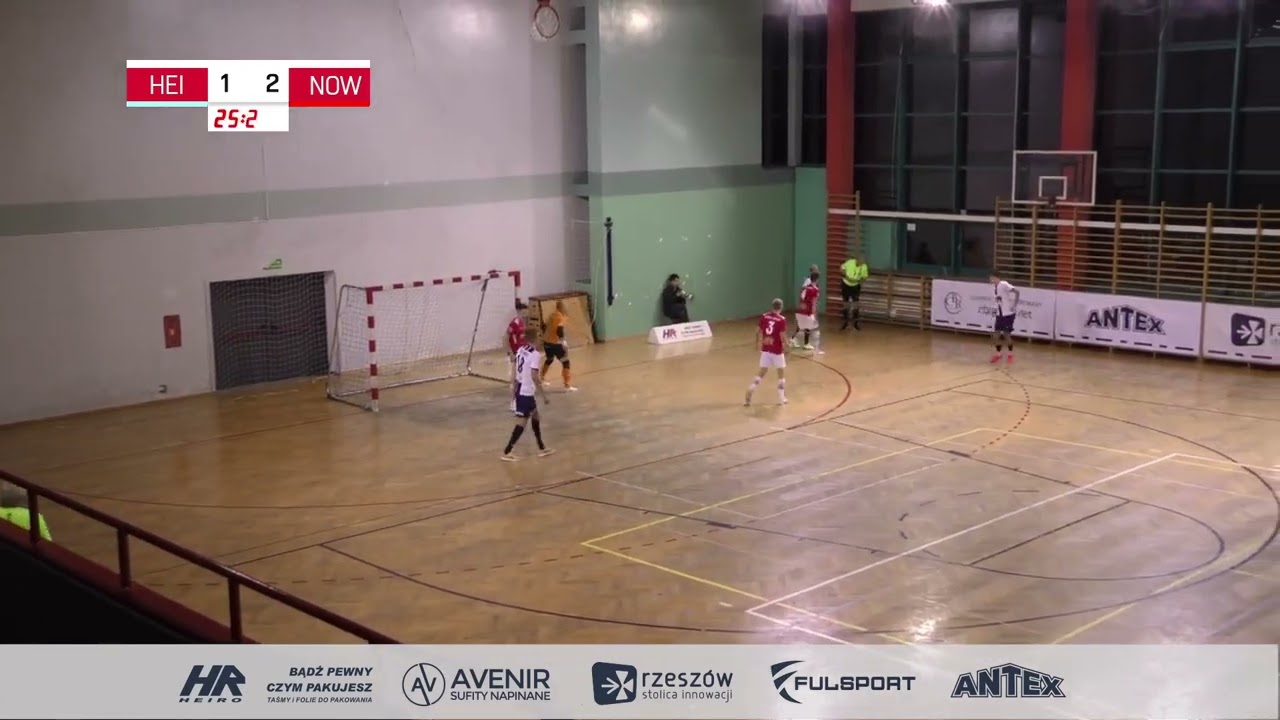 2 liga futsalu: Heiro Rzeszów - GKS Futsal Nowiny 2:2 [SKRÓT MECZU]