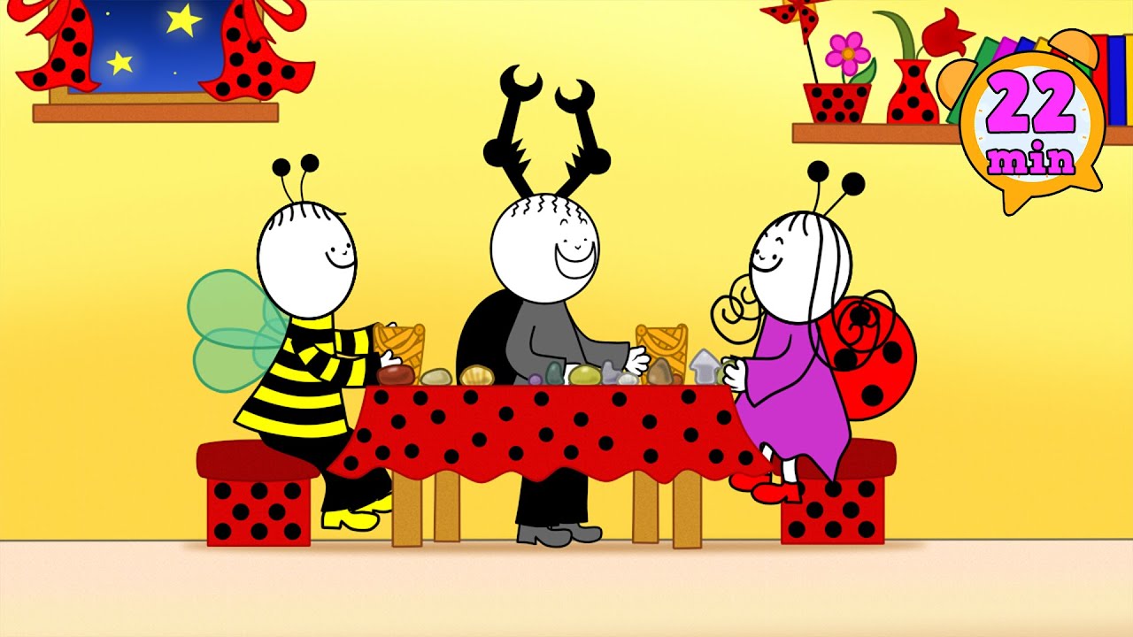 Bogyó és Babóca - Jelmezbál, Kavicsok, Rossz álom és más mesék ▶ 5 teljes epizód | 23 perc