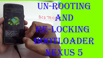 Google Nexus 5: Unrooting and Re-Locking Bootloader for warranty restore by BCD Tech