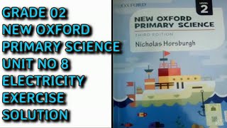 New Oxford Primary Science Level 2  Unit 8 electricity exercise solution
